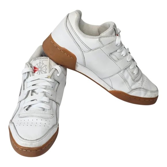 Reebok White and Brown Sneakers - Picture 12 of 12